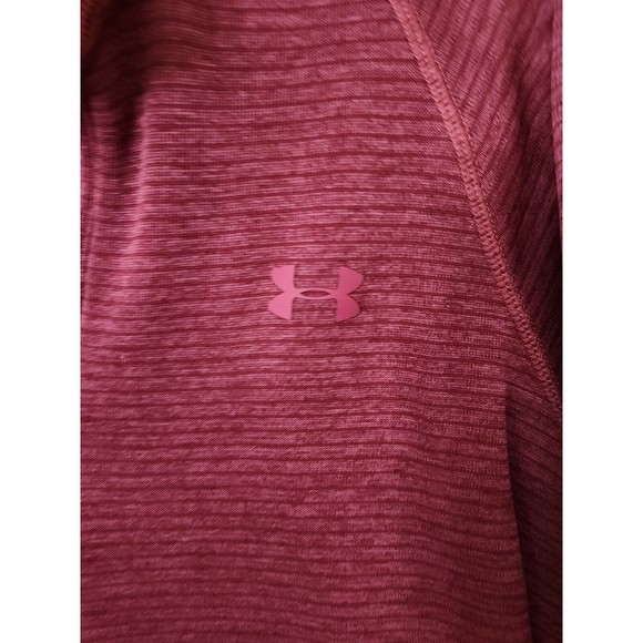 Under Armour Storm Coldgear Sweatshirt Mens L Mauve Long Sleeve Golf Fleece - Picture 3 of 9